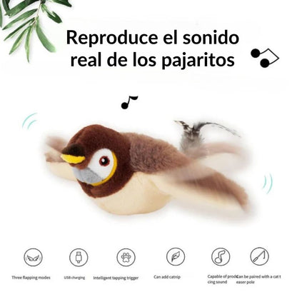 HoverBird® - Juguete para gatos con forma de pajarito que aletea